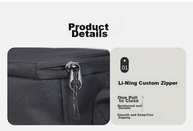 Li-Ning Crossbody Bag for Men, Lightweight Multifunctional Sports Travel Bag, Large Capacity Cycling Bag, Shoulder Bag, Athletic Casual Bag, Gray 17
