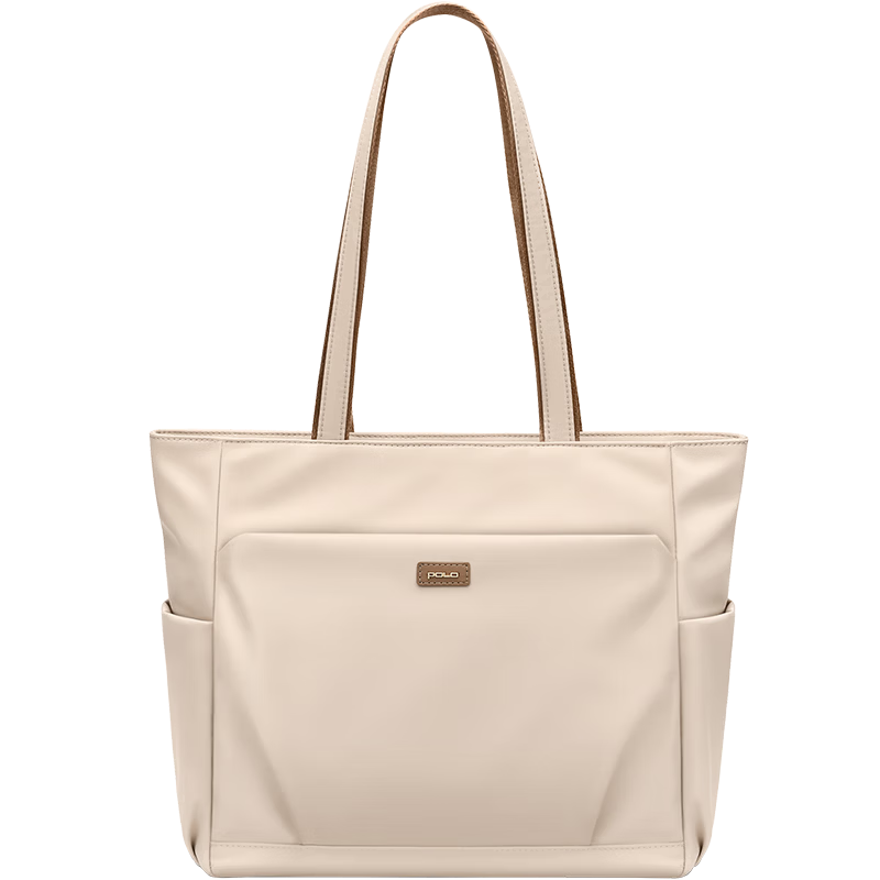 POLO Women's Shoulder Bag Elegant Large Capacity 15-inch Laptop Tote Lightweight Crossbody Bag Birthday Gift