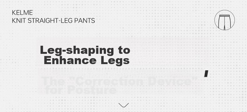 KELME Men's Sports Pants, Spring And Summer New Casual Fit, Elastic Ankle Knit Trousers, Black Color, [Elastic Ankle], Size S 3
