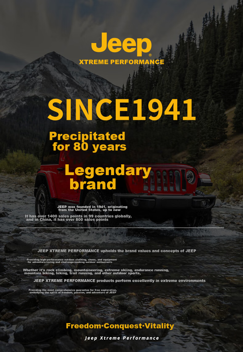 JEEP Hiking Shoes for Men, Outdoor Sports Shoes, Anti-Collision Wear-Resistant Shock-Absorbing Running Shoes, Non-Slip Mountaineering Boots for Men, Dark Blue, Size 42 29