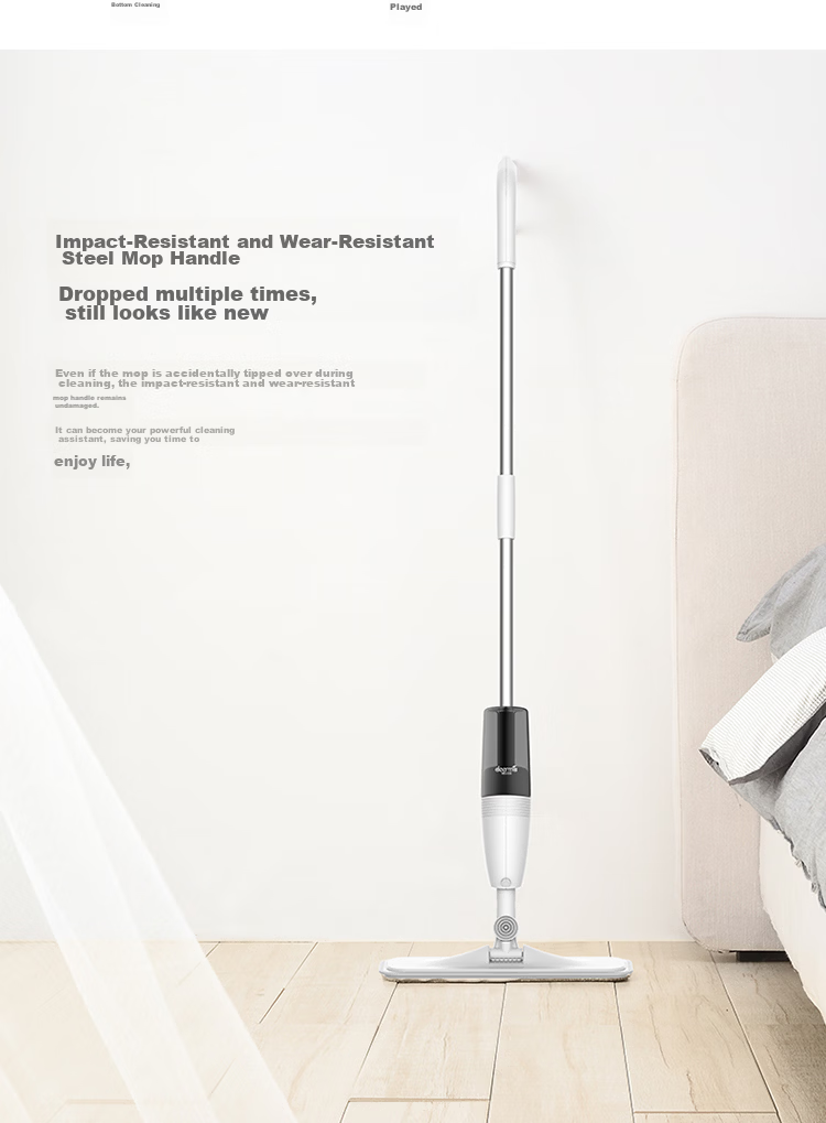 Deerma Lazy Mop Household Floor Spray Mop Flat Washing and Wringing Integrated Spray Mop TB500 20