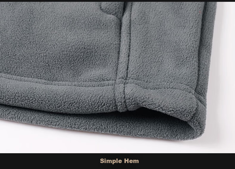 ROMON Men's Jacket Spring Autumn Trendy Simple Stand Collar Wrinkle-Resistant Fleece Coat Men's Polar Fleece Outerwear A1 Red XL 25
