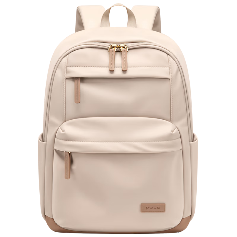 POLO Women's Backpack High-End 14-Inch Laptop Bag Large Capacity Student School Bag Travel Backpack Birthday Gift