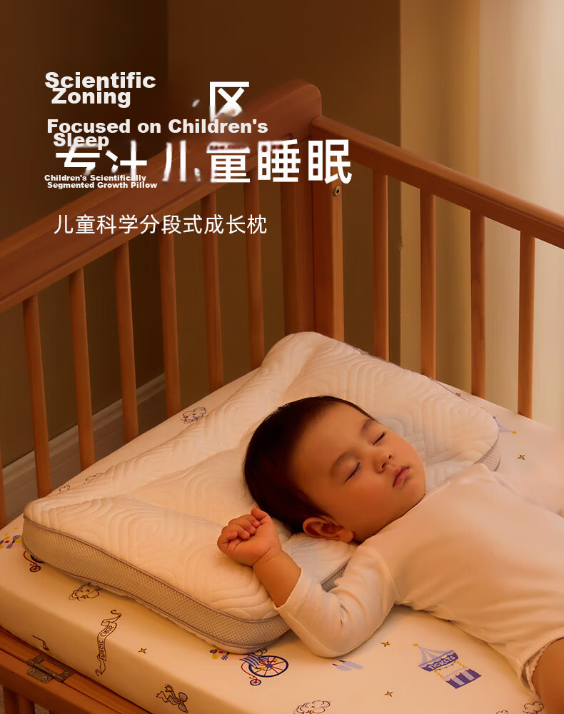 Shiyuejiejing Children's Pillowcase, Cotton Soft Plush, Comfortable Pressure Relief, Reversible (Pillow Core Not Included), Blue And White, 34*51cm 1