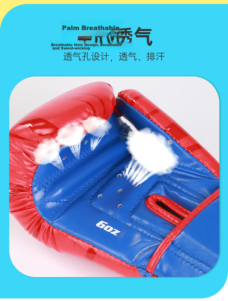 Jiurishan Kids Boxing Gloves Youth Sanda Fighting Fitness Training Equipment Boys Girls Gift Pink White 6oz 8