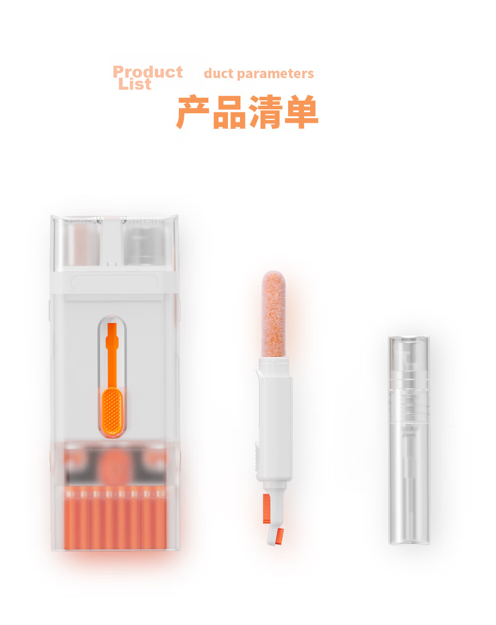 Jichuan Computer Desktop Vacuum Cleaner, Small Handheld Wireless Suction And Blowing All-In Blower, Dust Remover for Laptops, Desktop Computers, Chassis, Keyboard Cleaning, Dust Removal Tool, Cleaning Kit 8