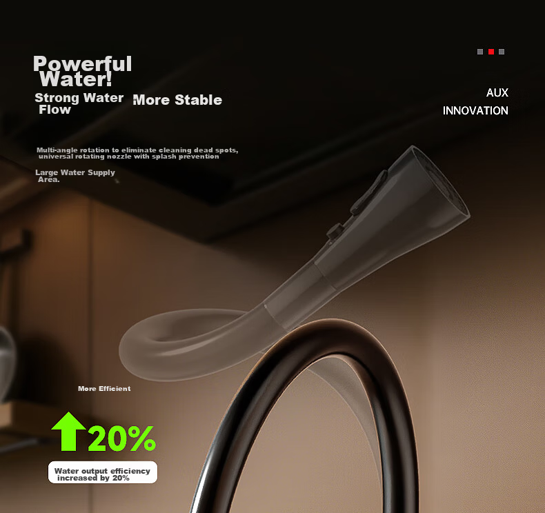 AUX Electric Hot Water Tap, Instant Heating Faucet, Dual-Use for Cold And Hot Water, Kitchen And Balcony Household Water Heater 15