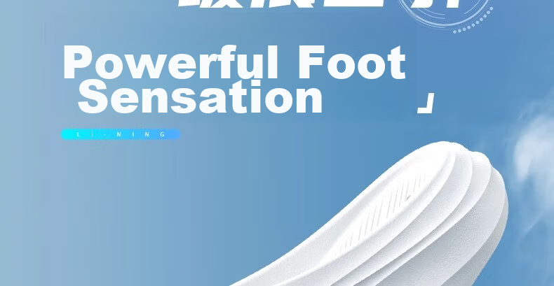 Li-Ning Sports Slippers for Men And Women, Beach Breathable Comfortable Sandals, Indoor And Outdoor Non-Slip Odor-Resistant Swimming Slippers for Casual Wear 2