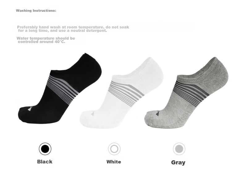 Li-Ning Socks (6 Pairs) Sports Socks Basketball Socks All-Season Antibacterial Durable Unisex No-Show Running Cotton Socks Black White Gray 13