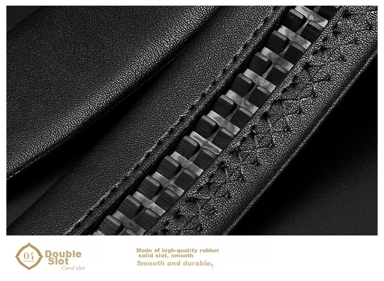 GOLF Double-Sided Genuine Leather Men's Automatic Buckle Belt Gift Box Set for Dad Boyfriend 21