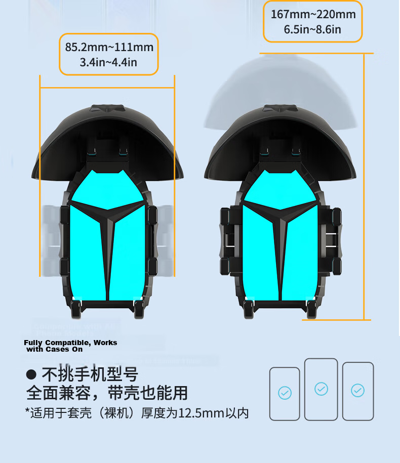 Ousen Electric Bike Phone Holder Shockproof Small Helmet Rainproof Sunshade Navigation Mount for Delivery Riders Motorcycles and Electric Scooters 13