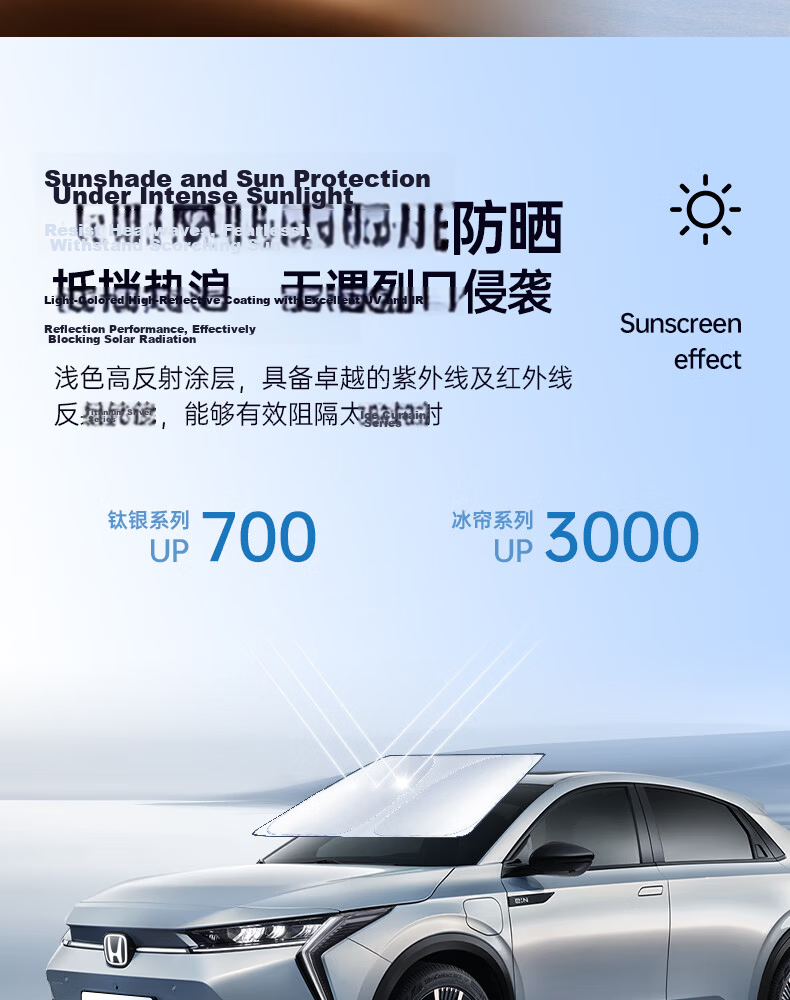 HONDA Original Car Sunshade Front Windshield Interior Sun Protection Heat Insulation Sunshade for Odyssey 6