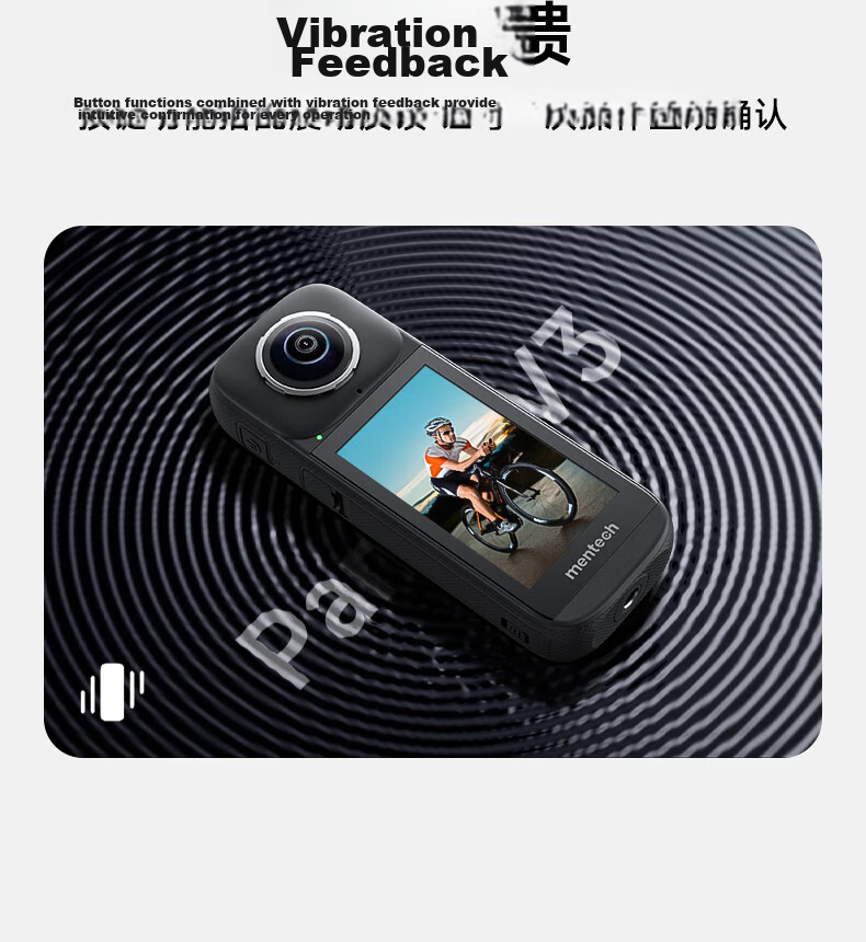 Mentech PanoX V3 360° 8K HD Stabilized Action Camera Motorcycle Riding Recorder Vlog Skiing Lure Fishing 25