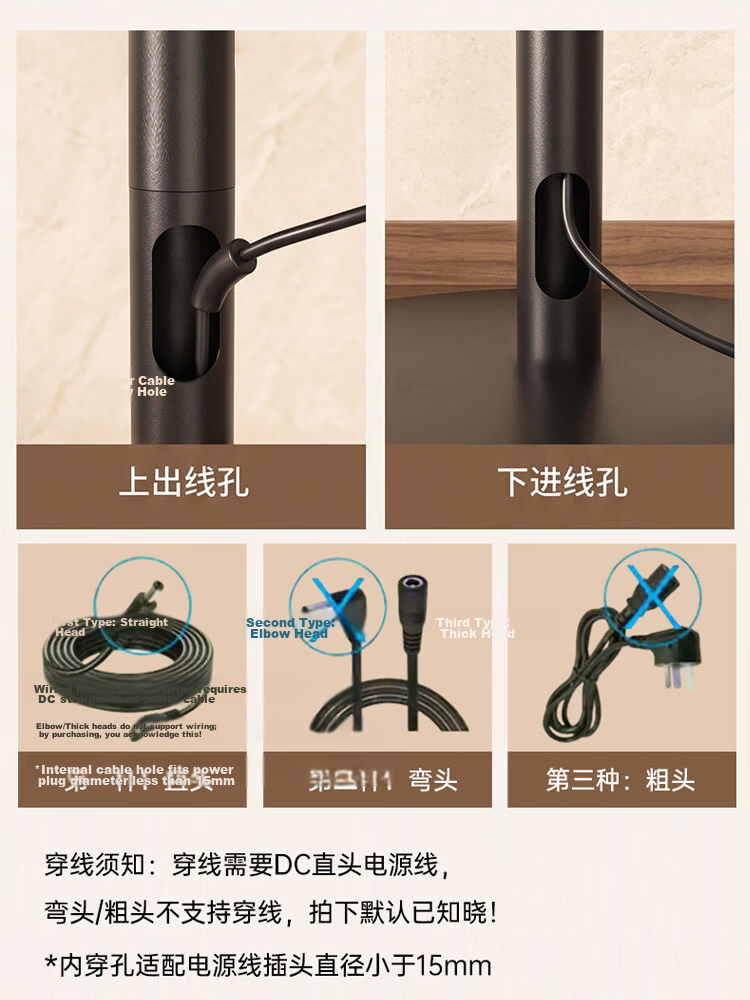 ASKE Projector Floor Stand Home No-Drill Adjustable Lift Bracket Compatible with XGIMI, JmGO, Dangbei, Xiaomi, Fengmi, Xiaoming Projectors Wall-Mounted Bedside Cable Management Model 1