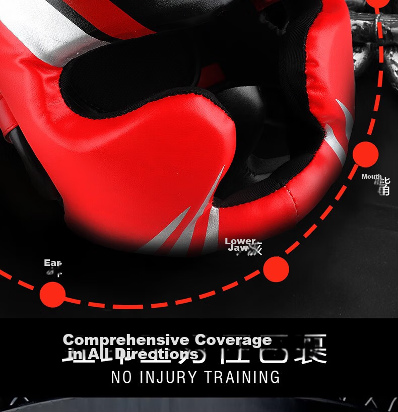Competitive Edge Boxing Headgear Full Face Head Guard for Adults and Kids, Professional Boxing and MMA Head Protection 12