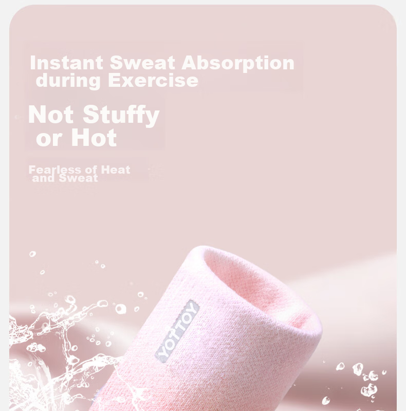 Yottoy Sports Wristband for Women, Running Fitness Badminton Basketball Sweat Wristband, Wrist Guard to Prevent Sprains and Tendonitis, Sweat-absorbent and Breathable 7