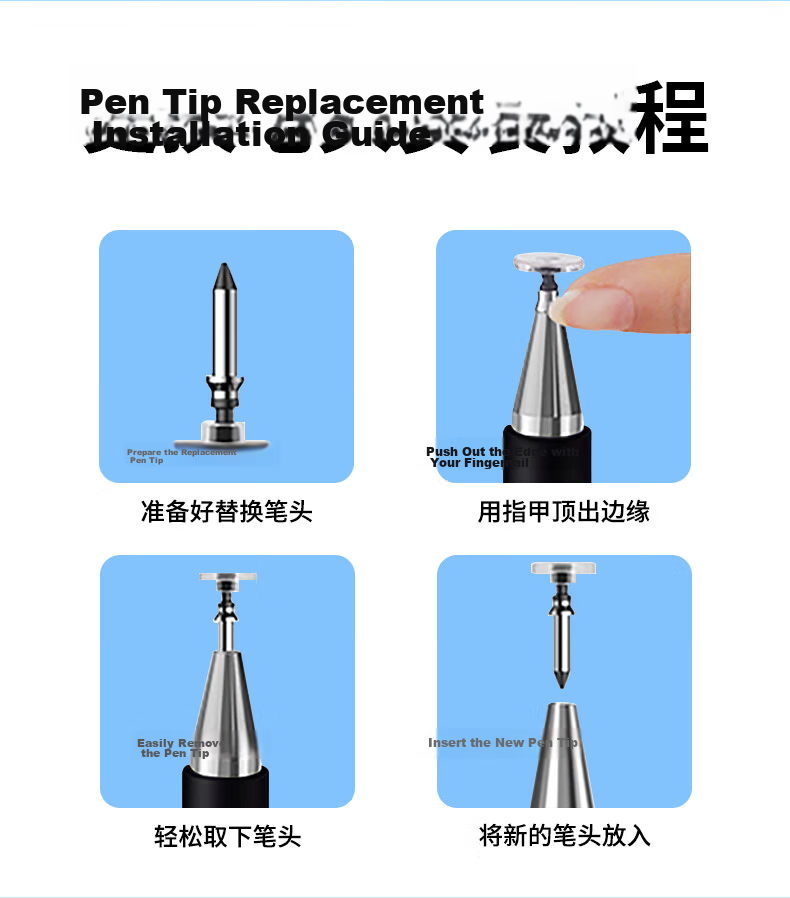 Liantuo iPad Capacitive Stylus Pen Universal Touchscreen Pen for Mobile Phones Round Disc Touch Pen Drawing Stylus for Tablets Compatible with Huawei Android Microsoft Surface 10