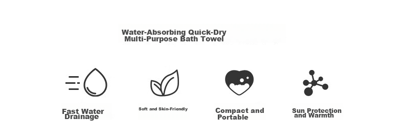 Li-Ning Swimming Towel, Absorbent Towel, Hot Spring Beach Sports Fitness Travel Adult Bath Towel, 9212 Cream Color 2