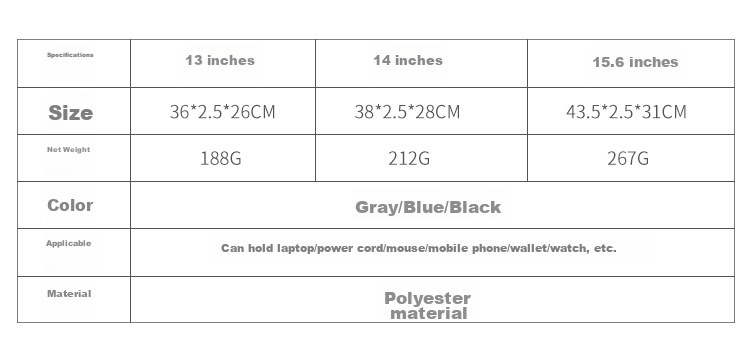 BUBM Laptop Sleeve, 15.6-Inch Light MacBook Inner Case, Suitable for Apple And Lenovo 19