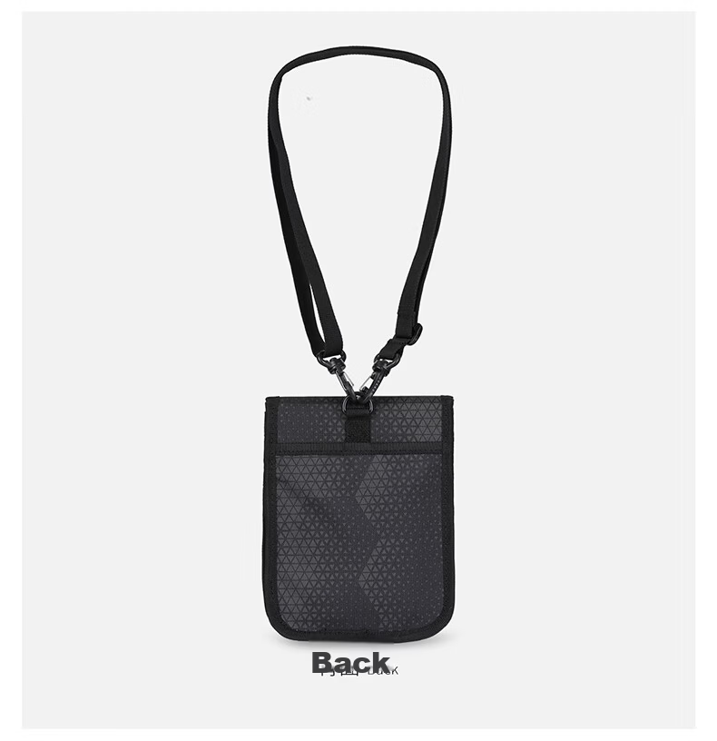 CAT Mini Shoulder Bag Small Phone Bag Casual Crossbody Outdoor Sports Neck Hanging Lightweight Flap Lock Black 84717 11
