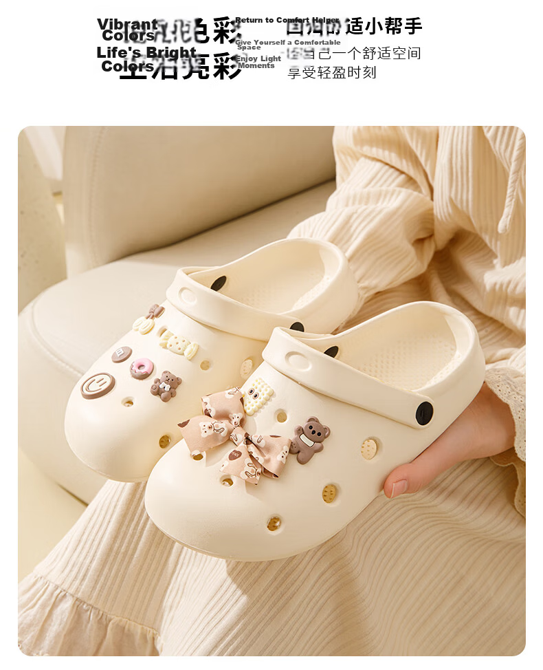 Taxiang Women's EVA Beach Shoes, Lightweight Outdoor Slippers, Sandals, Slip-Ons, TY008, Coffee Color, Size 40/41 14