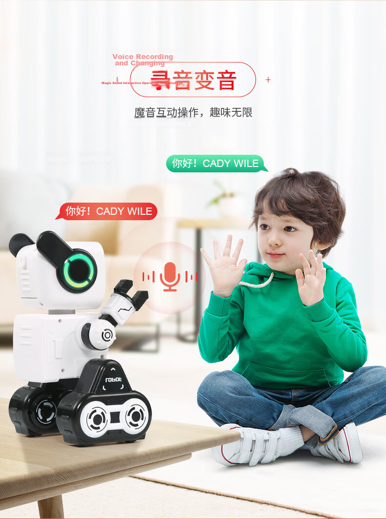 Jingda Remote Control Smart Robot Toy Programmable Toy for Boys Ages 3-6 Early Education Birthday Gift 11