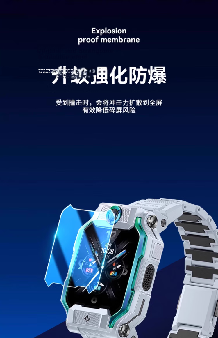 CHENSONG Transparent TPU Protective Case for Xiaotiancai Children's Smartwatch Z9Pro/Z9, Shockproof Protective Cover Accessory 3