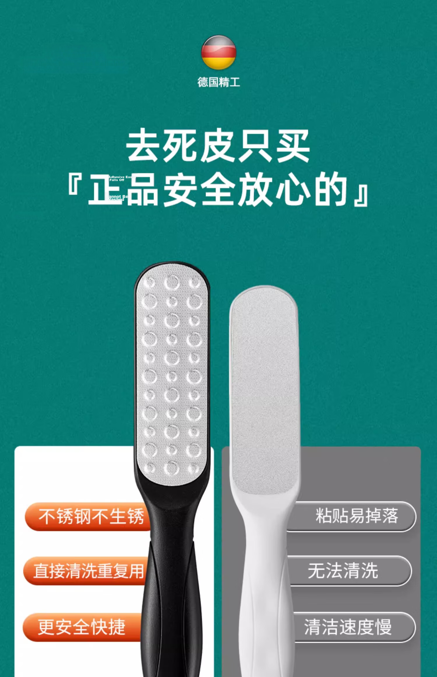 Sidomi Foot File Callus Remover Pedicure Tool Dead Skin Scraper Heel Exfoliator 10