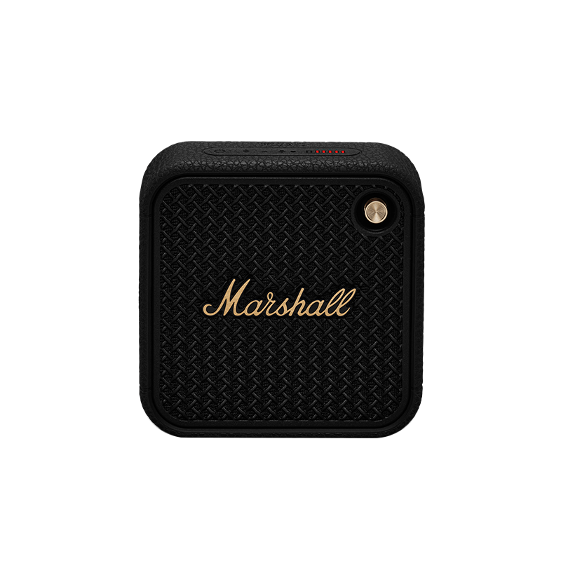 Marshall WILLEN II Portable Wireless Bluetooth Speaker 2nd Generation Home Outdoor Travel Birthday Gift for Men Black Gold
