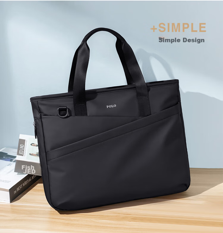 POLO Business Briefcase Expandable Men's Handbag 14/15.6 Inch Laptop Bag Shoulder Bag Gift for Boyfriend 6