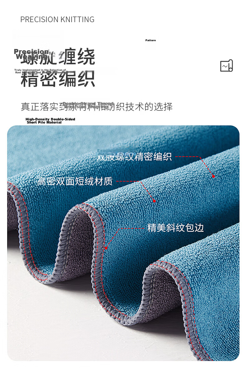 Chexiaowei Car Wash Towel, Specialized Car Cleaning Cloth, Thick Absorbent Stain-Free Car Towel 13