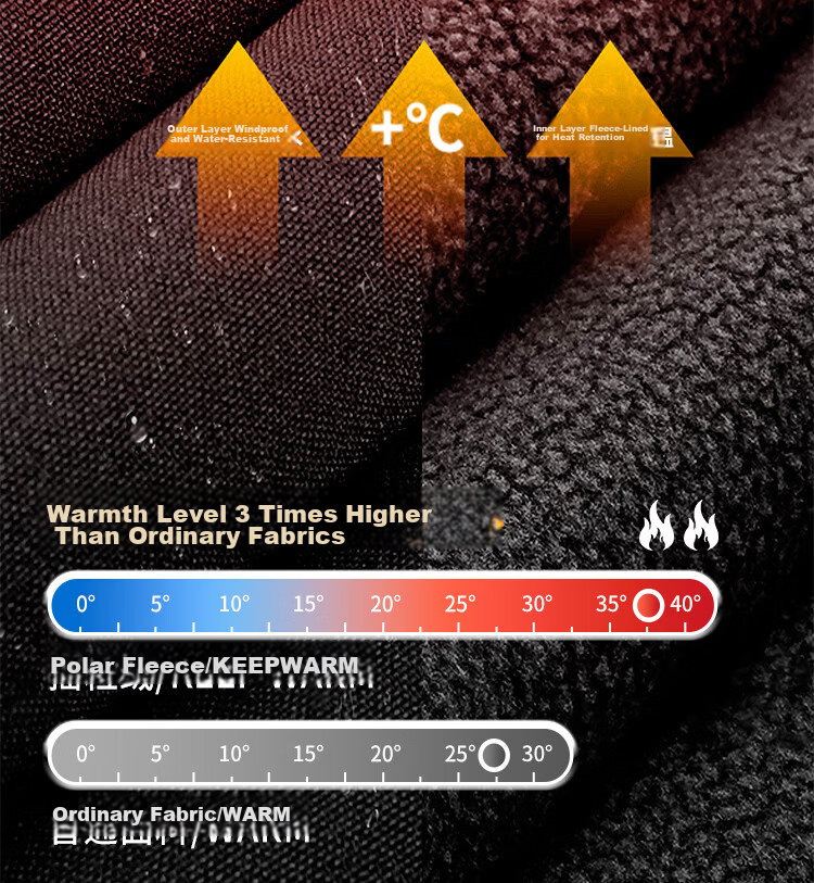 Under Armour Warm Gloves for Cycling, Winter Riding, Motorcycle Riding, Windproof, Electric Scooter Riding, Skiing, Cold Protection, Cotton Sports Equipment 10