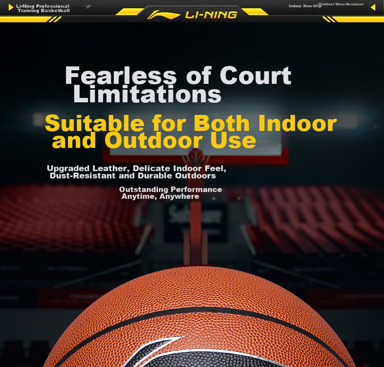 Li-Ning Basketball for Adults, Professional Competition Basketball for Teenagers Aged 12-18, Outdoor Basketball Training for Middle School Entrance Exam, Gift for Boys 27