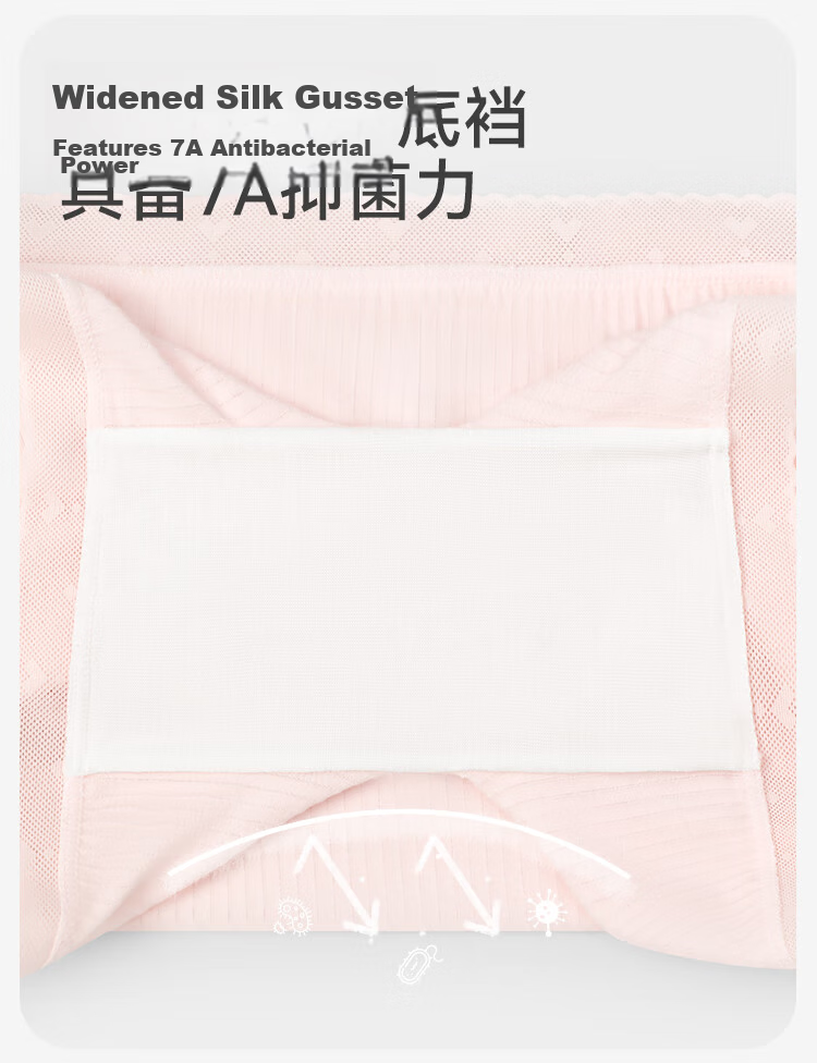 Jiusuiban Children's Safety Shorts, Girls' Thin Silk Crotch Undershorts, Anti-Chafing Underwear, Big Kids' 7A Antibacterial Extended Underwear 6