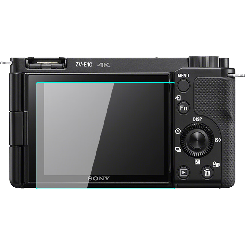 Earlymen Dual-Layer Tempered Glass Screen Protector for Sony ZV-E10II, High-Definition Tempered Glass Film for Camera Screen Protection, Glass Tempered Film for Mirrorless Cameras Accessories