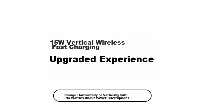 UGREEN Wireless Charger Stand for Apple iPhone 18/17/16/15/14/13/12/Pro Max, Vertical Fast Charging Dock, 15W Huawei Phone and Earphone Charger 1