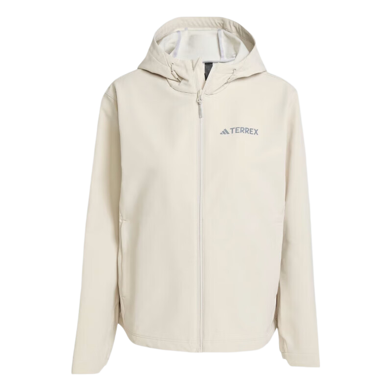 Adidas Women's Outdoor Series MT W WP SFTS J Woven Jacket JV6235, Silt Brown, Size S