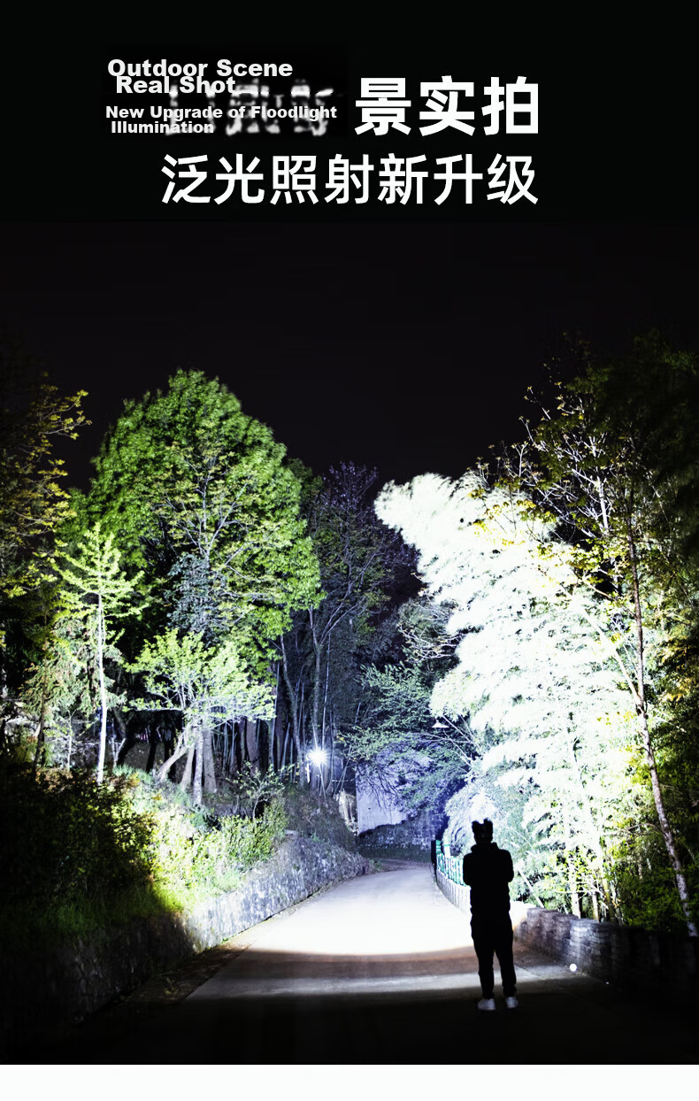 XIAOYEREN High-Intensity Headlamp, Head-Mounted, Outdoor, Long Battery Life, for Fishing, Beach Combing, Hiking, Super Bright, Rechargeable, Construction Site, Small Lighting Lamp 14