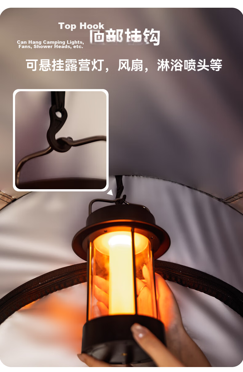 Black Dog Foldable Lightweight Changing Tent Outdoor Camping Portable Shower Bath Mobile Toilet Clothes Changing Swimming 9