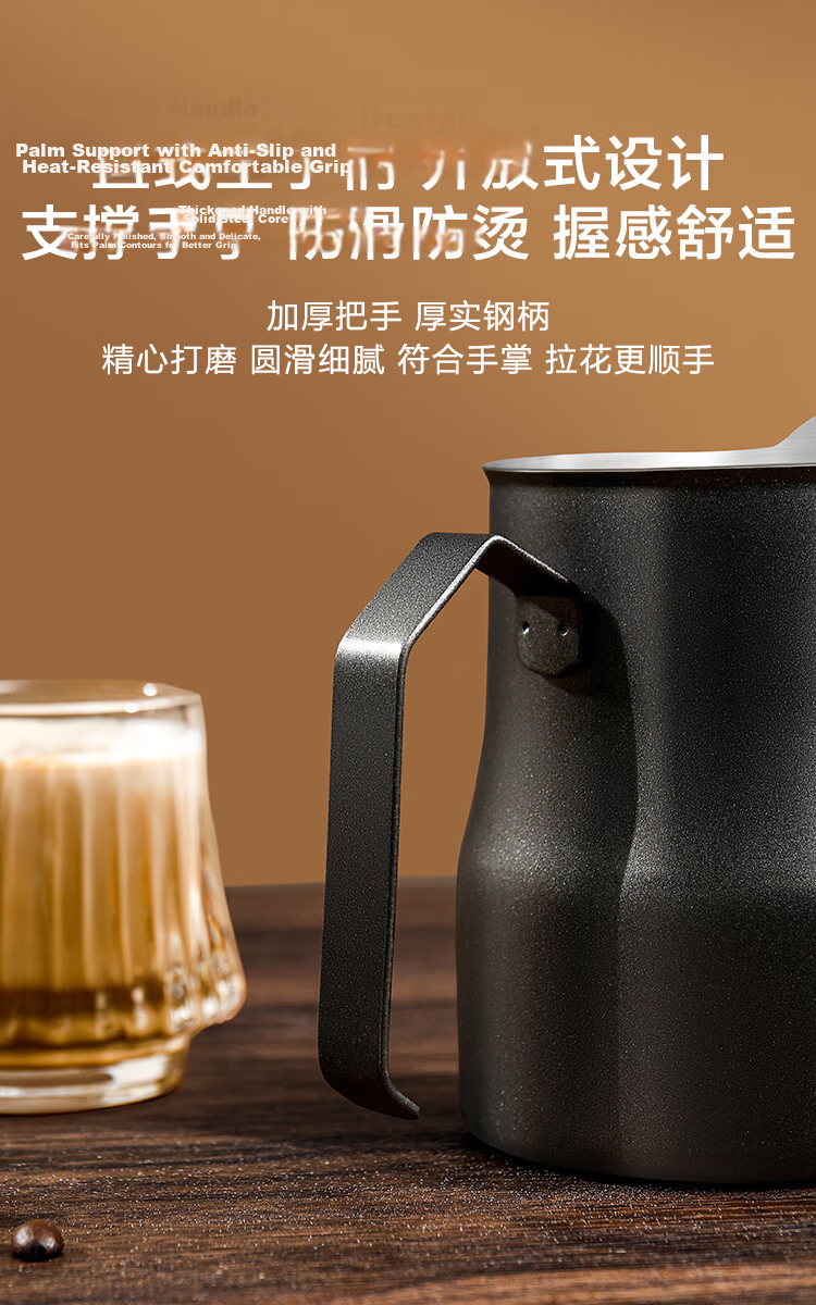 JD Original Pour-Over Coffee Maker, Home Use Drip Coffee Pot, 304 Stainless Steel Long-Spout Fine-Mouthed Kettle, 350ml Off-White 6