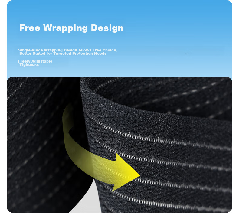 LP 631 Elastic Wrap Knee Brace Support for Sports Squats Fitness Basketball Football Mountaineering Unisex One Size Single Piece 5