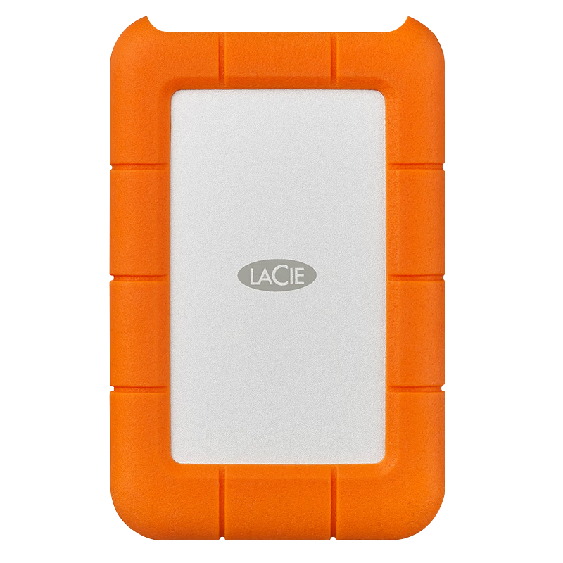 LaCie Rugged Mini 4TB Portable External Hard Drive USB-C 3.2 Shockproof Drop-Resistant Compatible with Mac