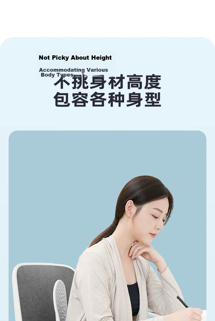Leband Ergonomic Lumbar Cushion Backrest Waist Support Long Sitting Office Back Pillow Classic Memory Foam Model 12