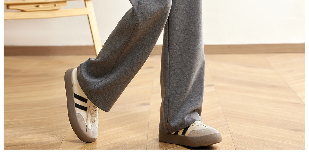 Halo Queen Women's Casual Pants with Drawstring Elastic Waist, Straight-Leg Trousers, Slimming, Figure-Flattering, Versatile Comfortable Pants, New Product H143R1013 17