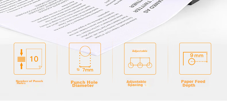 KW-Trio Adjustable Three-Hole Puncher, Multi-Hole Office Puncher, Hole Distance Adjustable, Can Punch up to 30 Pages 3
