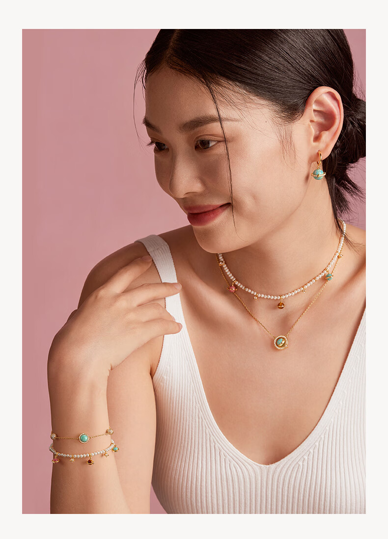 LOLA ROSE Sun-Centered Series Pearl Bracelet for Women, Birthday Gift for Girlfriend, Wife, Or Best Friend 3