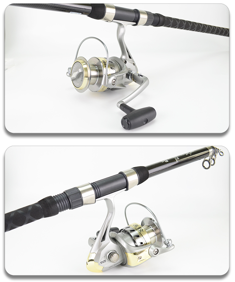 Dijia Sea Rod No. 4 Sea Rod Set with Luminous Handle, Fishing Rod, Sea Rod Set, Casting Rod Long-Distance Casting Rod for Big Fish, 2.7 Meters 4