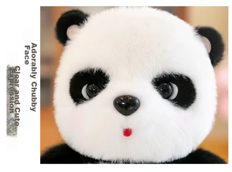 Wozhi Giant Panda Plush Toy, Realistic Baby Panda Doll, Stuffed Animal, Birthday Gift for Girls 8