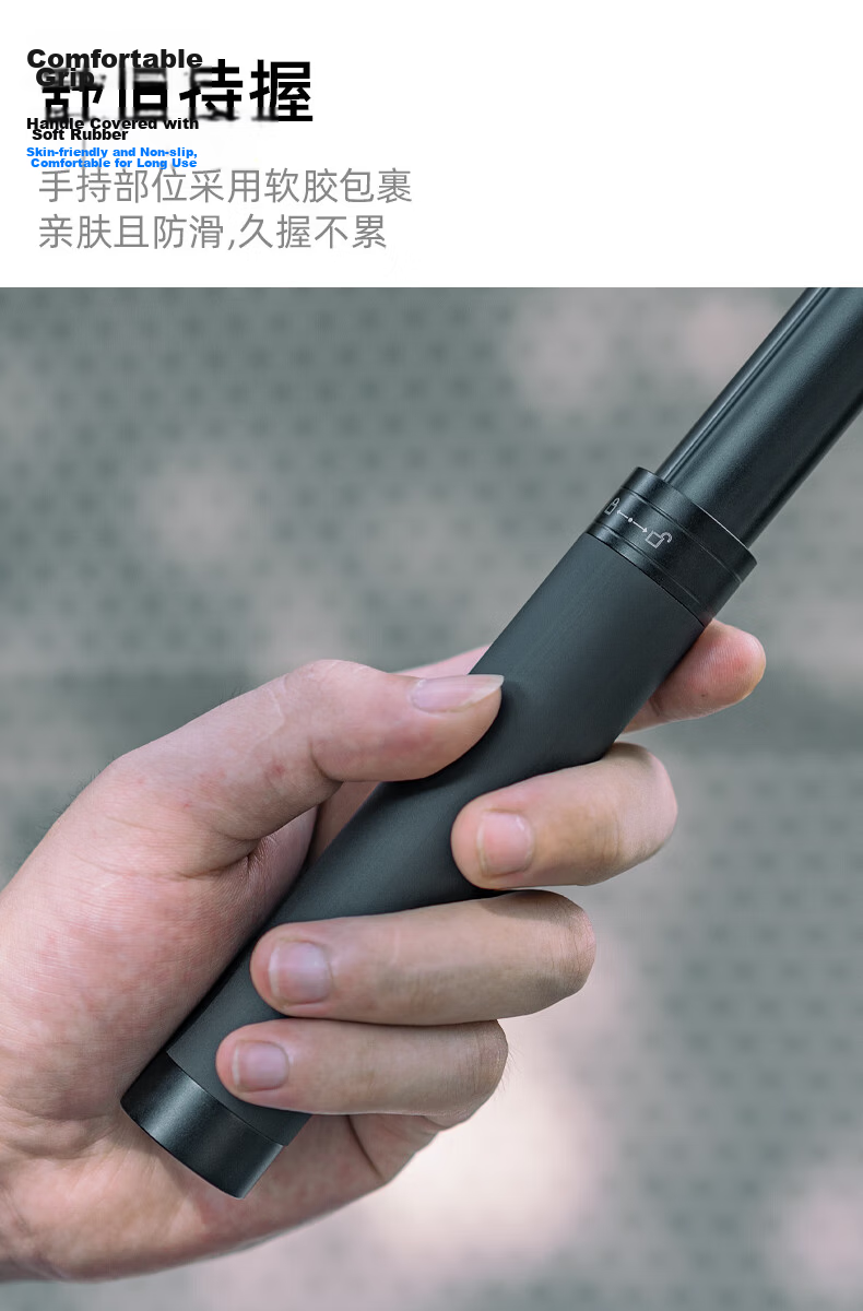 SUREWO Portable Handheld Pole for DJI, GoPro, FeiyuTech Action Cameras, Compatible with Action5 Pro/6/4, Ski Extension Rod Mount, AcePro2 Diving Selfie Stick Accessories 6