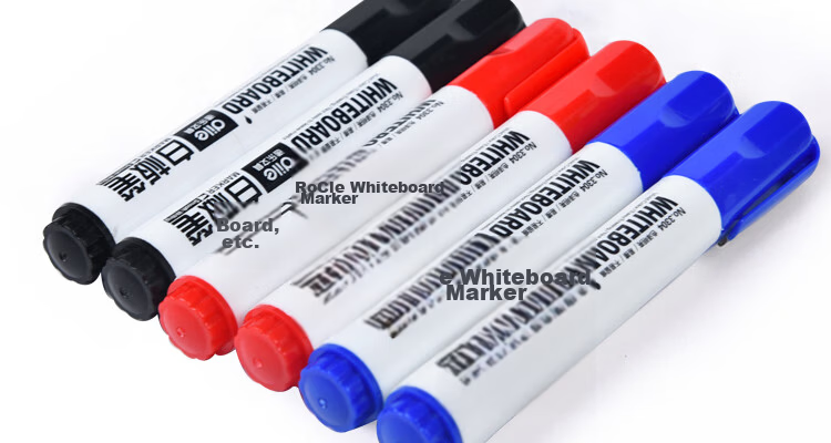 Dile Preferred Series Erasable Whiteboard Markers Water-Based Pens Office Stationery Black Blue Red 10pcs/Box 33014 Mixed Colors 19